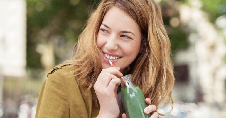 Organic fruits and vegetables in every bottle